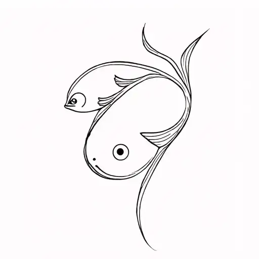 Sibling Tattoo Of Fish