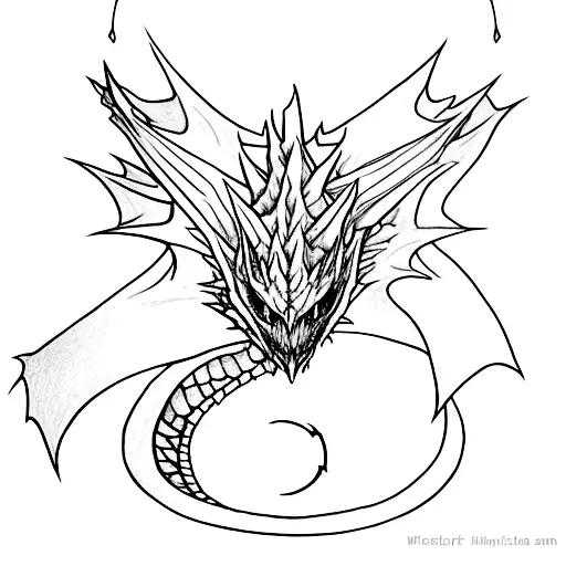 Smaug With Broken Sword