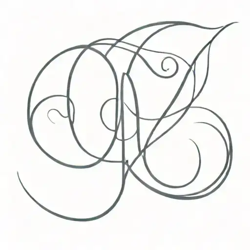 Initials 'J' And 'Q' Intertwined In A Creative Way