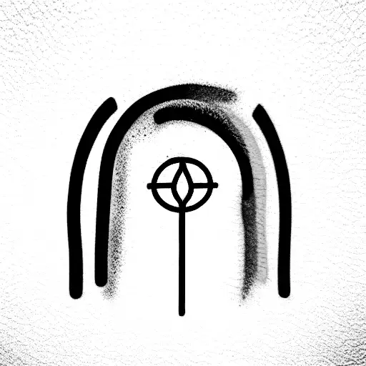 Tunnel With Rainbow Colors