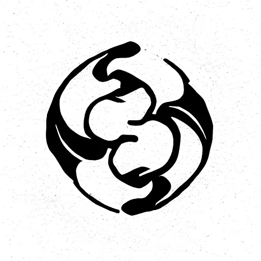 Ying Yang With Nature Elements