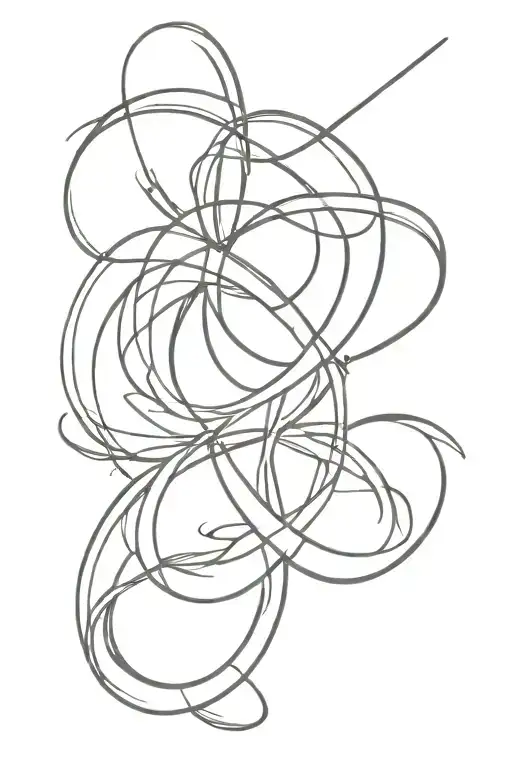 Kaizen Symbol Red Color Black Lined