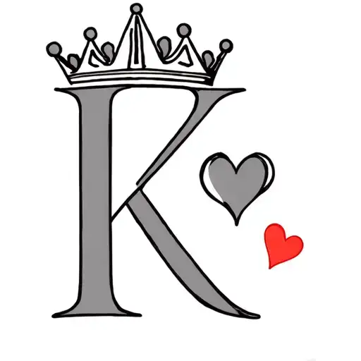 K With A Crown And A Heart