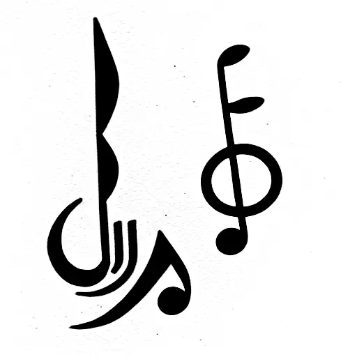 Music Sheet With Music Notes