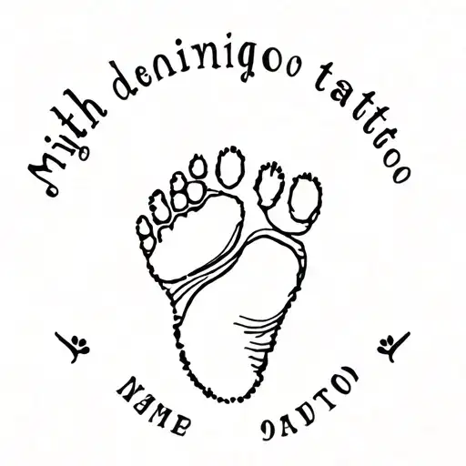 Dog Footprint Mith Name Incorporated