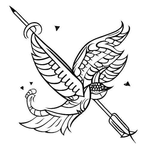 Long Arrow With Wings