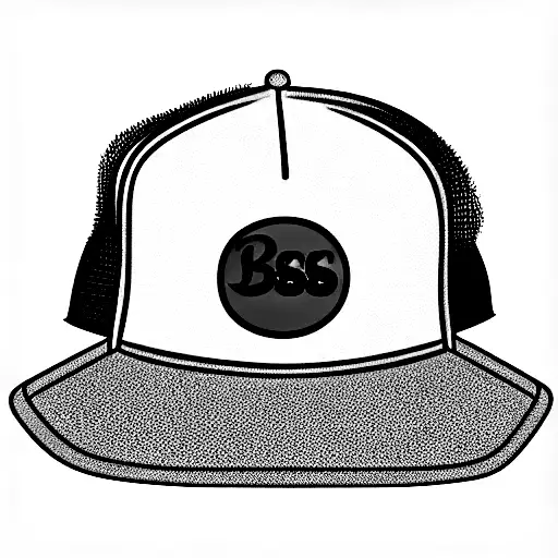 Trucker Hat With The Word Boss