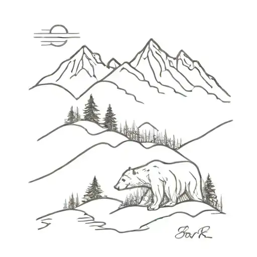 Bear Mountain Scene