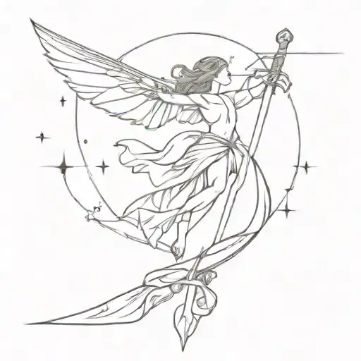 Sword And Fairies Flying