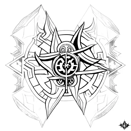 A Mystical Fusion Of Destiny 2 And Dark Souls Symbols