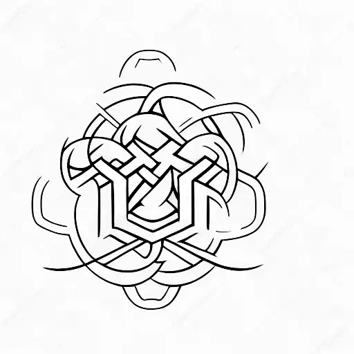 Create A Football-inspired Design Incorporating The Valknut Symbol