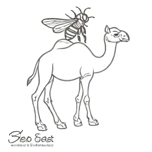 Bee On A Camel Tiny