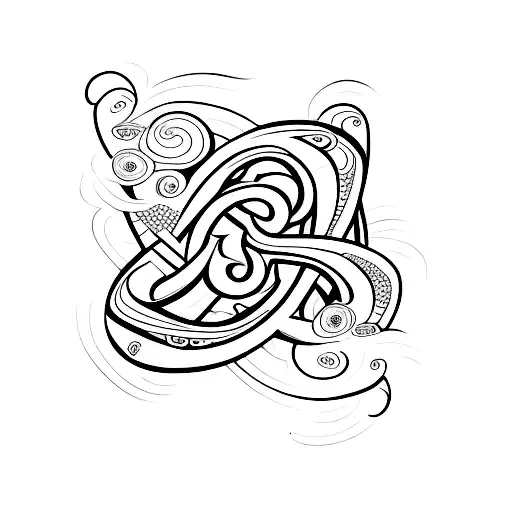 Letters 'Mtjt' With Love And Infinity