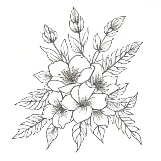 Birth Flower Bouquet September December July October