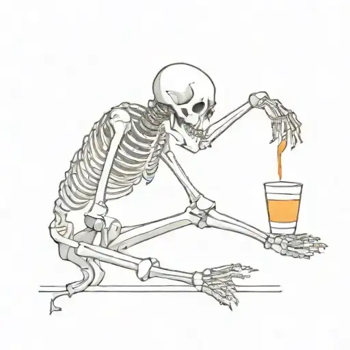 The Drinking Skeleton