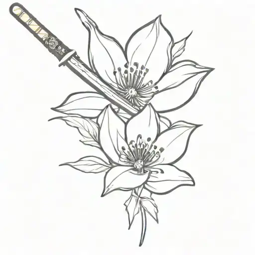 Dead Flower And Katana