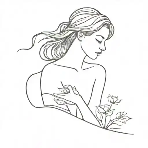 Single Line Silhouette