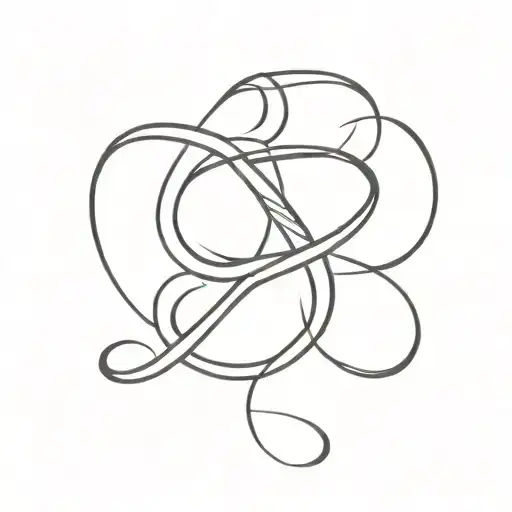 Letter Symbol Intertwined