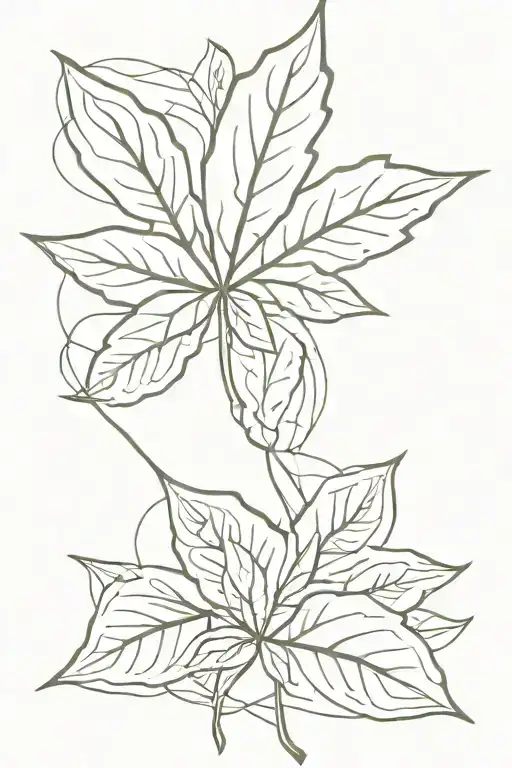 Marathon Runner Hippy Weed Leaf