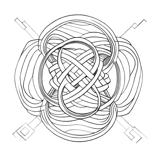 A Stack Of Books Forming An Infinity Symbol