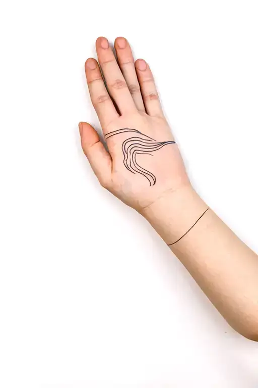 Fine Line Five Kids Hand