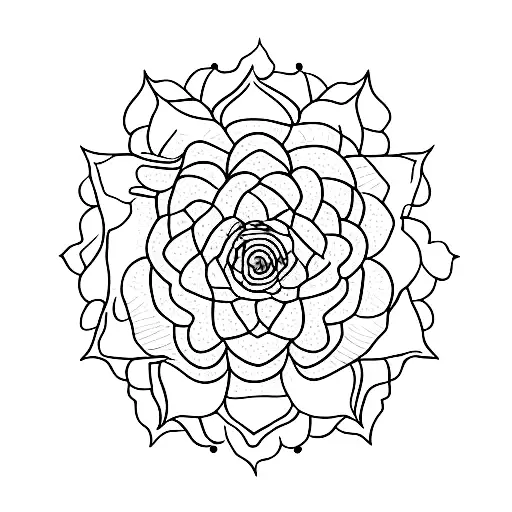 A Mountain Range Shaped Like A Sunflower