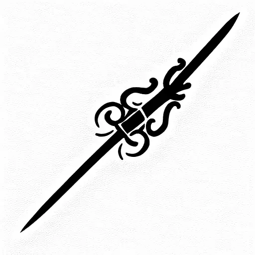 Sword With Trident