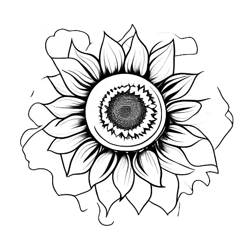 A Sunflower Blooming At The Peak Of A Mountain