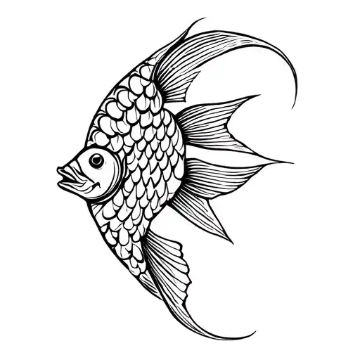 Fish Whose Scales Are Celtic Knots
