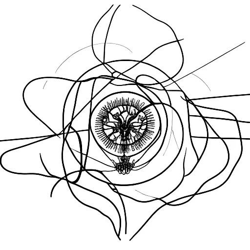 Abstract Representation Of The Cycle Of Life And Death In Nature