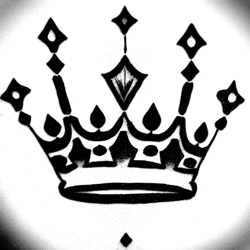 Crown With 4 In The Middle