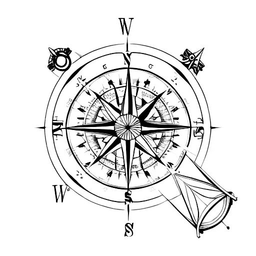 Compass With Tent