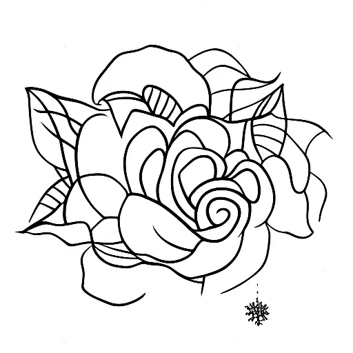 December Floral Sleeve Design