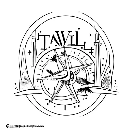 Travel And Bible Verse Mixed Together