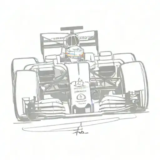 Lewis Hamilton And F1 Car