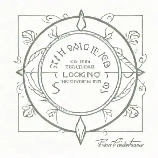 A Mandala Design With The Quote 'The Magic You're Looking For Is In The Work You're Avoiding'