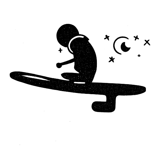 Astronaut On Balance Board