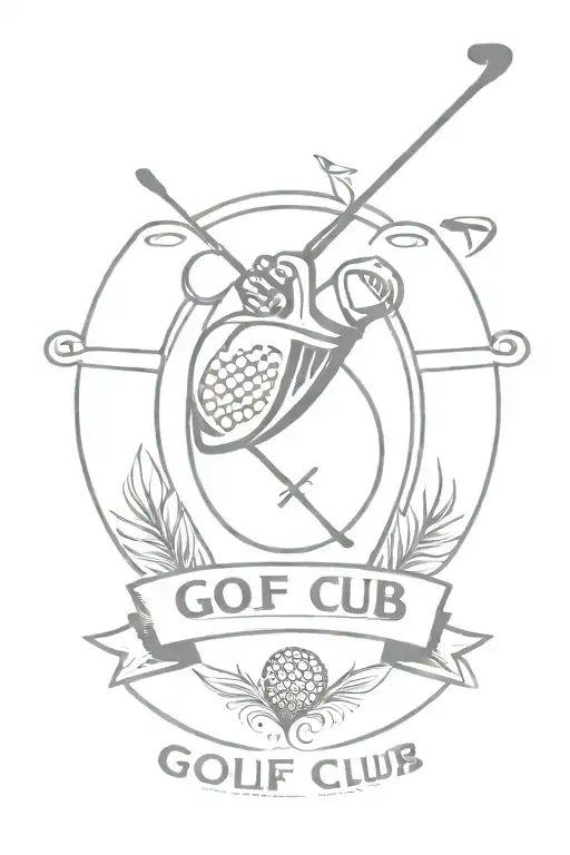 Golf Club Logo Featuring