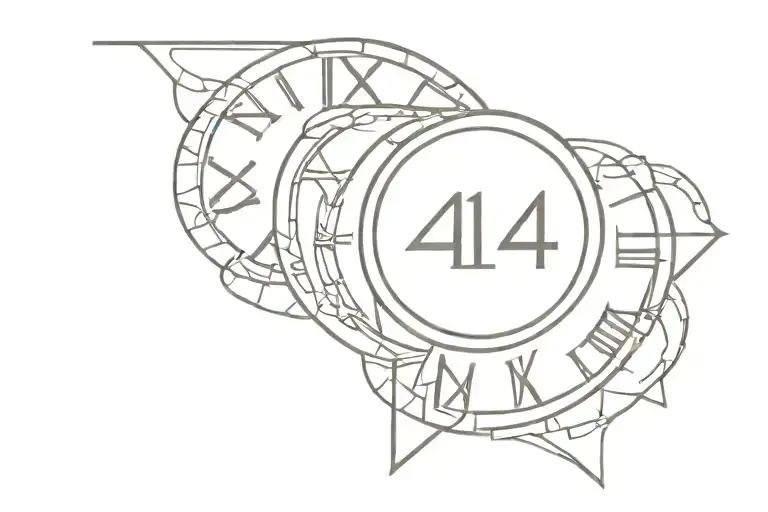 414 312 In Roman Numerals