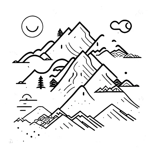 Mountain River Valley