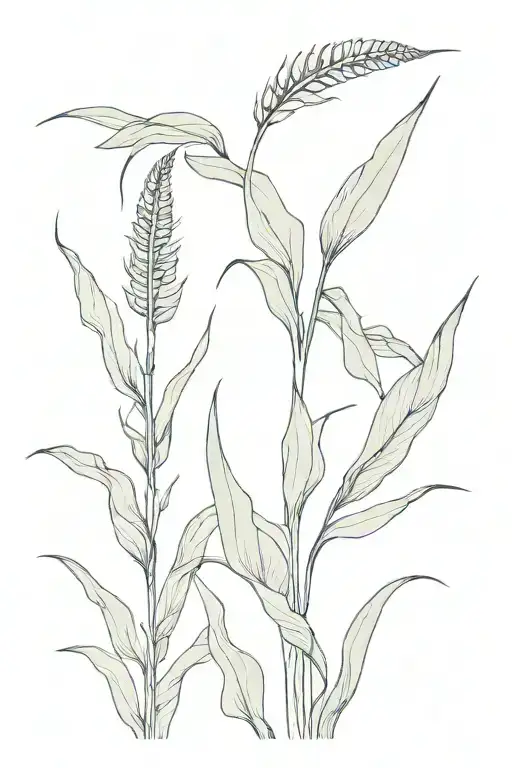 Corn Plant With A Descreet 24 Subtly Incorporated Make It Da