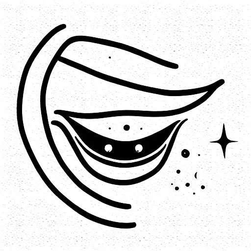 Alien Head With Sequin Eyes