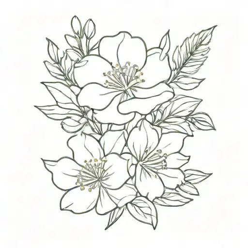 May March November Birth Flower Bouquet