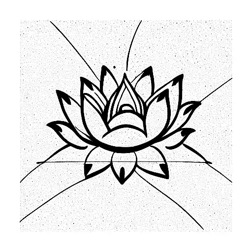 Lotus Flower And Path To Enlightenment