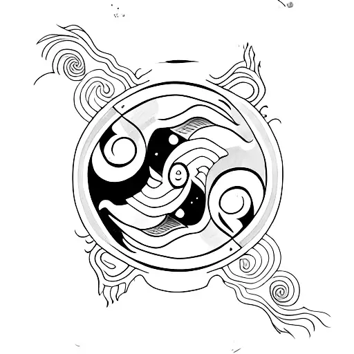 Yin And Yang Coy Fish