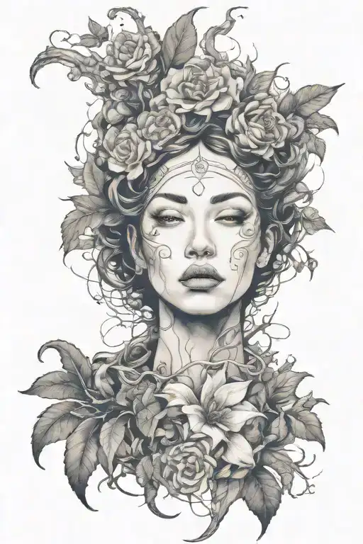 Goddess Of Nature Feminine Inner Demons Crawling Out Adhd