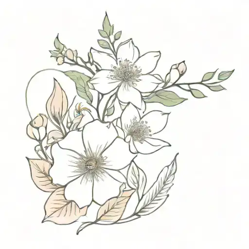 Birth Flower Bouquet May June August November