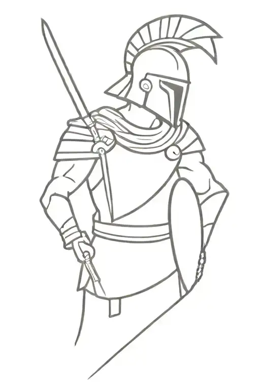 Spartan Gladiator Warrior