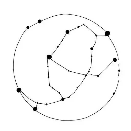 Minimalist Aries Constellation