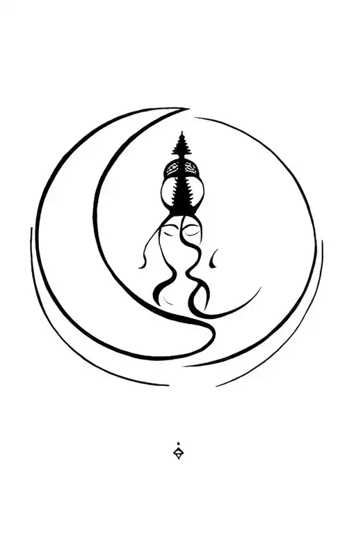 Moon Shiva Tatoo